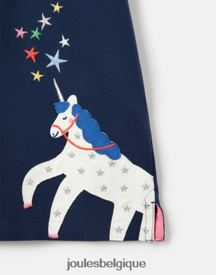 licorne marine polo moxie 2-12 ans filles vêtements Joules ND0H6T315