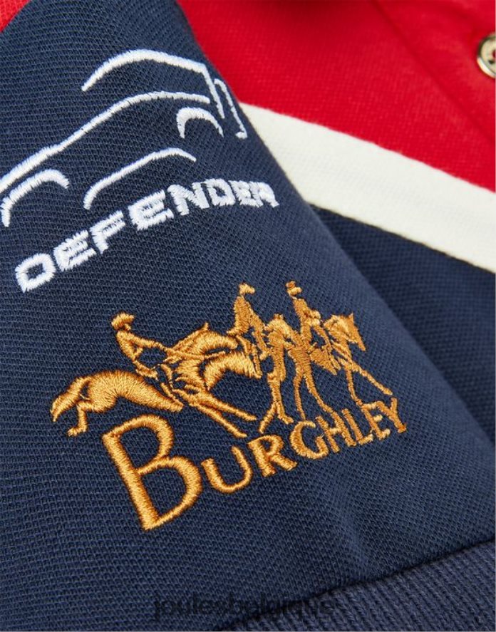 rouge foncé polo burghley 2-12 ans filles vêtements Joules ND0H6T329