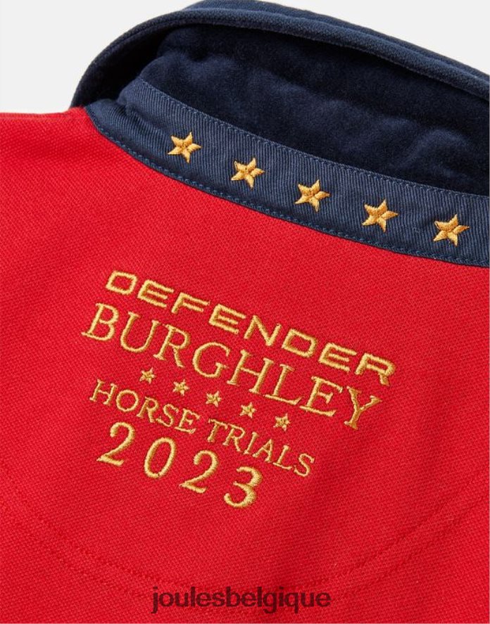 rouge foncé polo burghley 2-12 ans filles vêtements Joules ND0H6T329