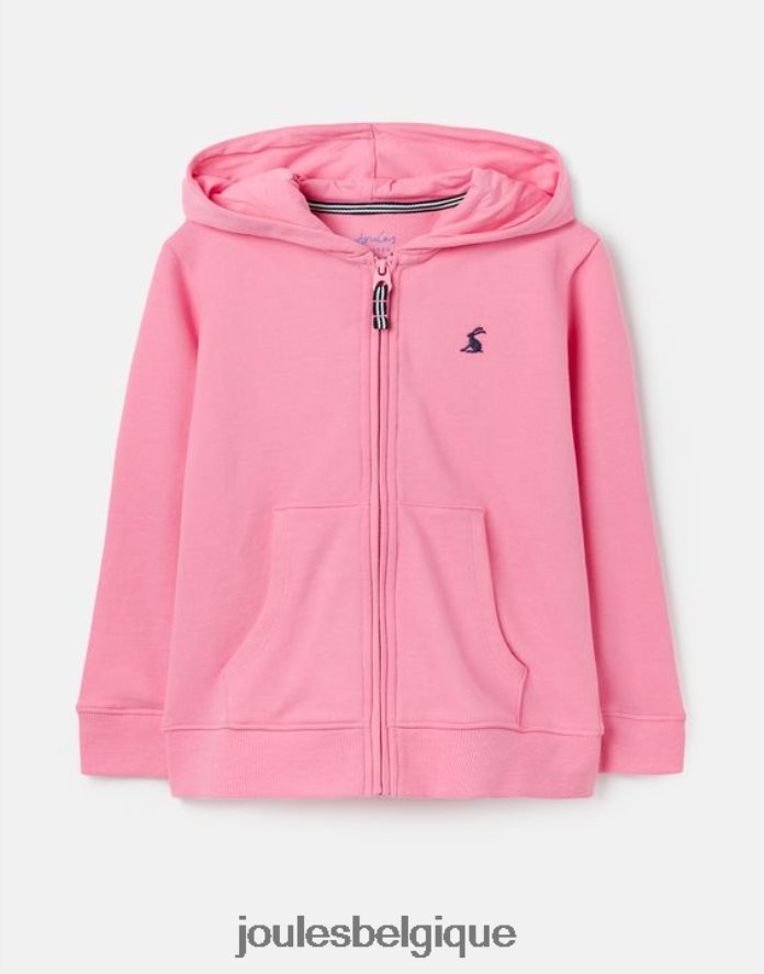 aurore rose sweat à capuche zippé Mayday 2-12 ans filles vêtements Joules ND0H6T263