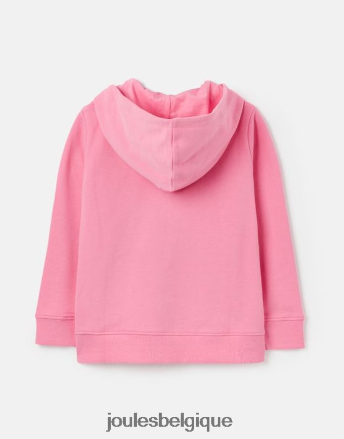aurore rose sweat à capuche zippé Mayday 2-12 ans filles vêtements Joules ND0H6T263