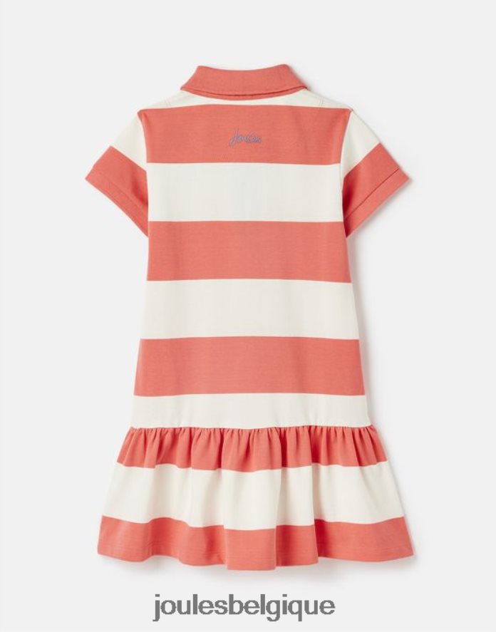 bande de corail robe polo manches courtes orla 2-12 ans filles vêtements Joules ND0H6T262