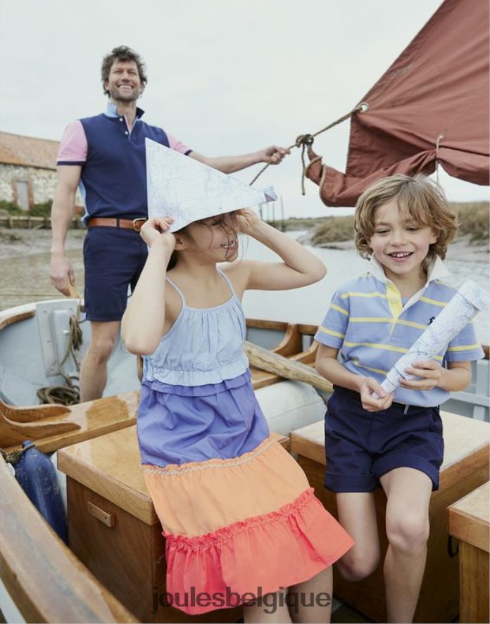bloc de couleur robe trapèze theadora 5-12 ans filles vêtements Joules ND0H6T314
