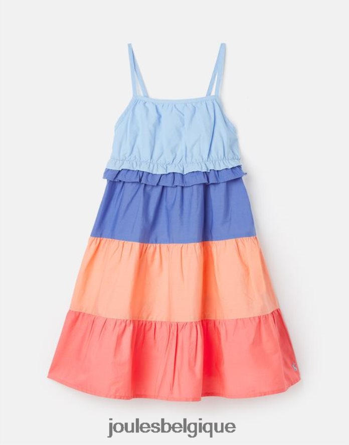 bloc de couleur robe trapèze theadora 5-12 ans filles vêtements Joules ND0H6T314