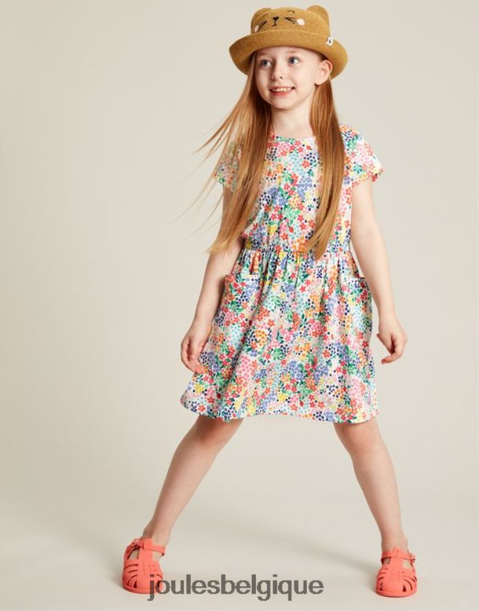 petite fraise robe jersey manches courtes jude 2-12 ans filles vêtements Joules ND0H6T274