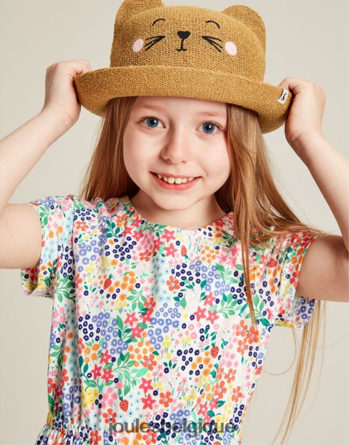 petite fraise robe jersey manches courtes jude 2-12 ans filles vêtements Joules ND0H6T274