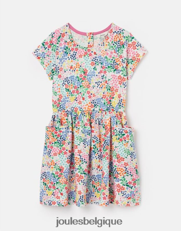petite fraise robe jersey manches courtes jude 2-12 ans filles vêtements Joules ND0H6T274