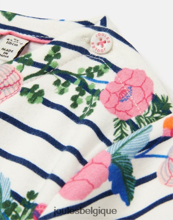 rayure florale robe bretonne jersey Harbour 2-12 ans filles vêtements Joules ND0H6T308