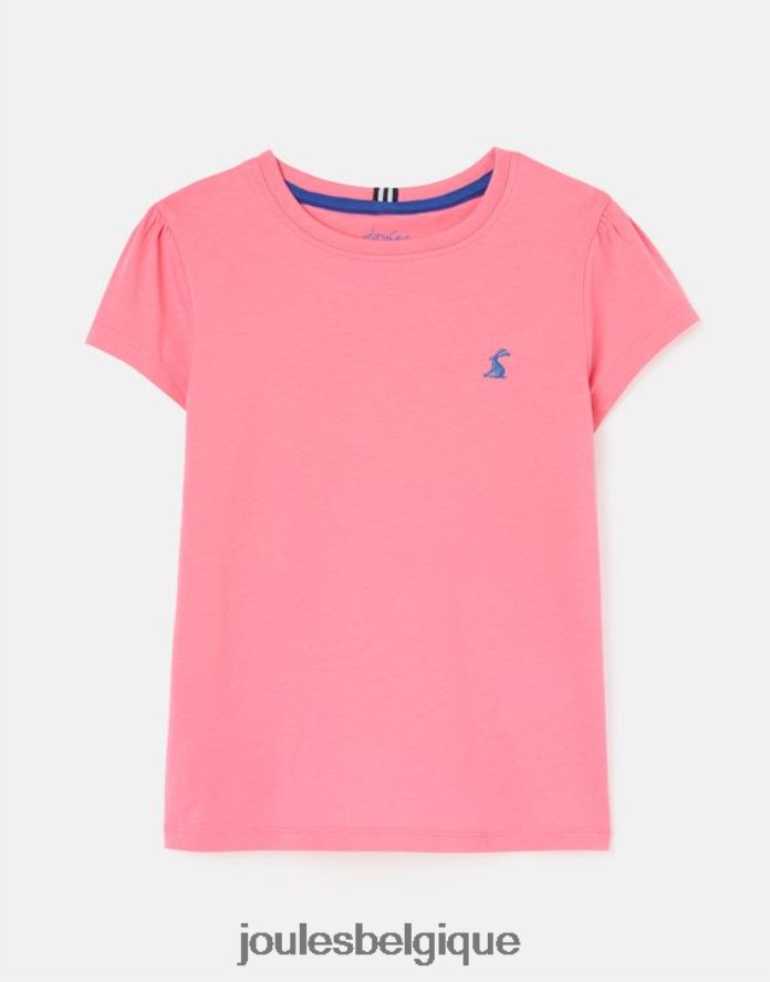 aurore rose t-shirt manches courtes cassie 2-12 ans filles vêtements Joules ND0H6T311