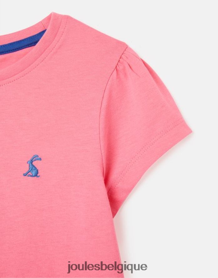 aurore rose t-shirt manches courtes cassie 2-12 ans filles vêtements Joules ND0H6T311