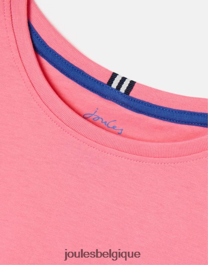 aurore rose t-shirt manches courtes cassie 2-12 ans filles vêtements Joules ND0H6T311