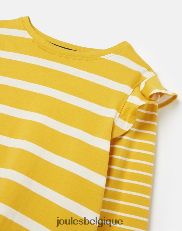 bande jaune t-shirt jersey manches longues elora 2-12 ans filles vêtements Joules ND0H6T302