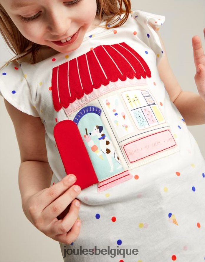 coin de glace t-shirt flutter astra 2-8 ans filles vêtements Joules ND0H6T306