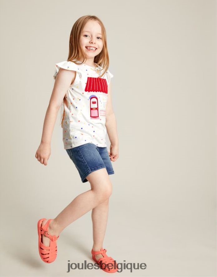 coin de glace t-shirt flutter astra 2-8 ans filles vêtements Joules ND0H6T306