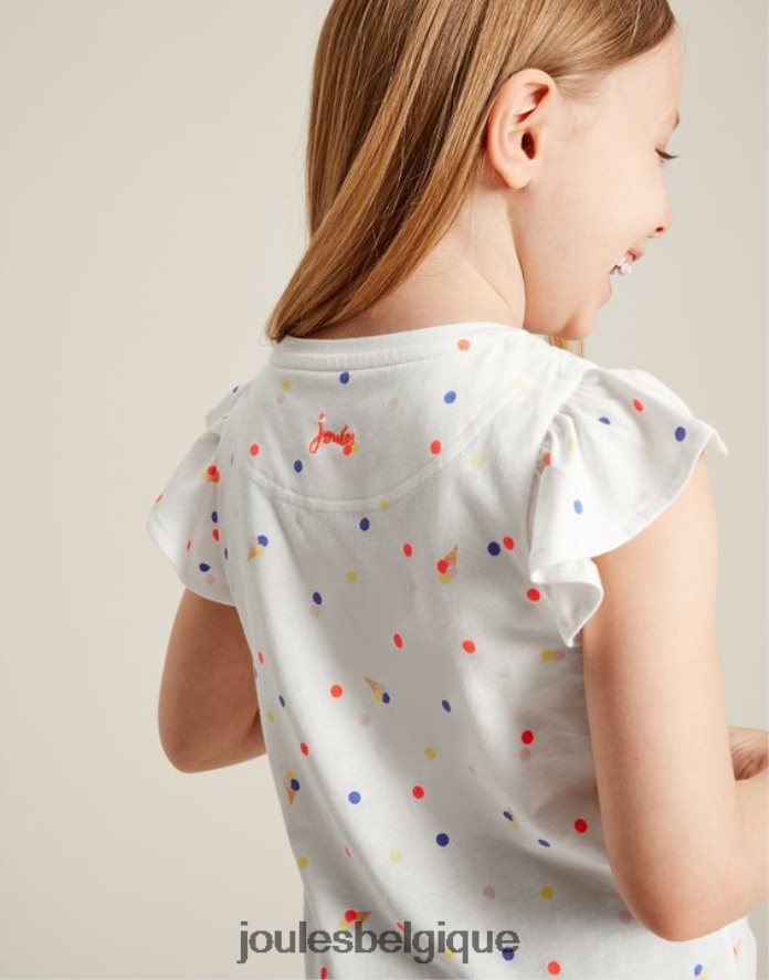coin de glace t-shirt flutter astra 2-8 ans filles vêtements Joules ND0H6T306