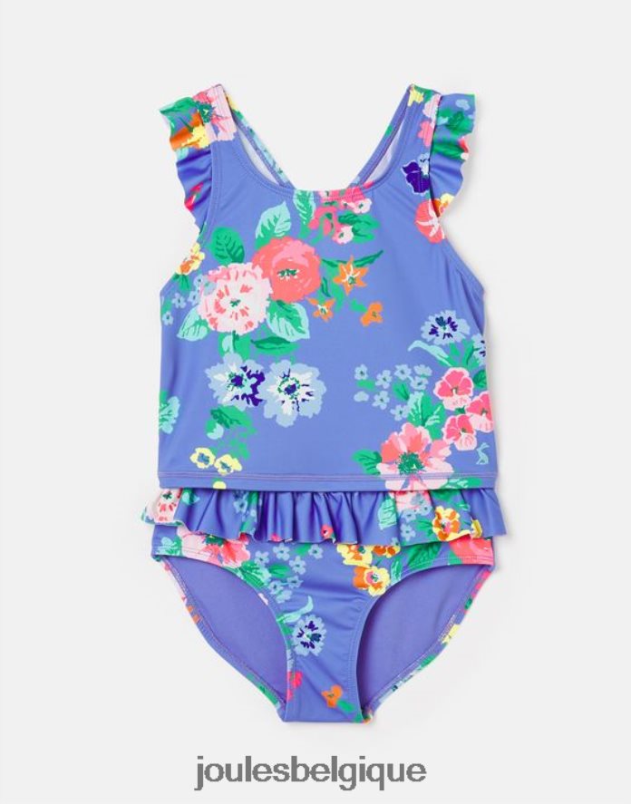 bleu fleuri tankini laurielle 2-12 ans filles vêtements Joules ND0H6T319