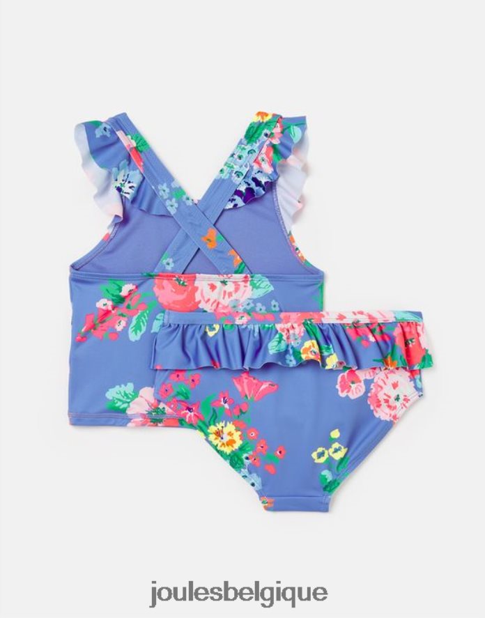 bleu fleuri tankini laurielle 2-12 ans filles vêtements Joules ND0H6T319
