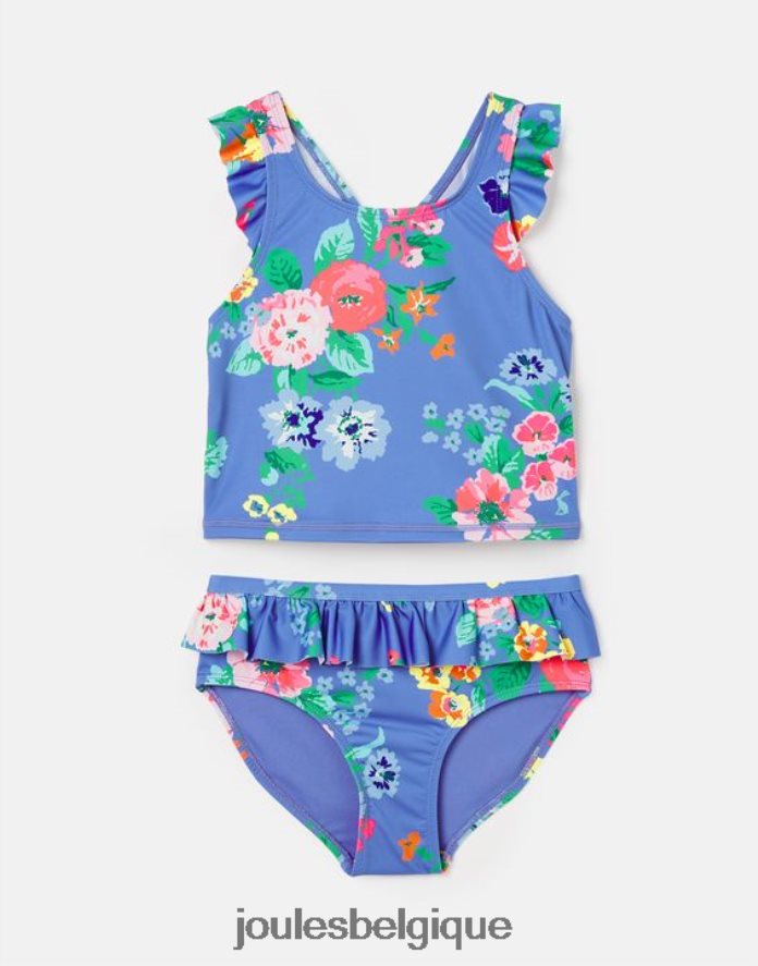bleu fleuri tankini laurielle 2-12 ans filles vêtements Joules ND0H6T319