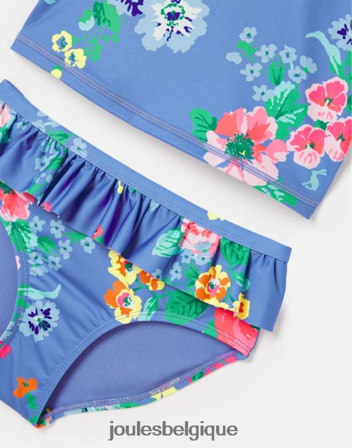 bleu fleuri tankini laurielle 2-12 ans filles vêtements Joules ND0H6T319
