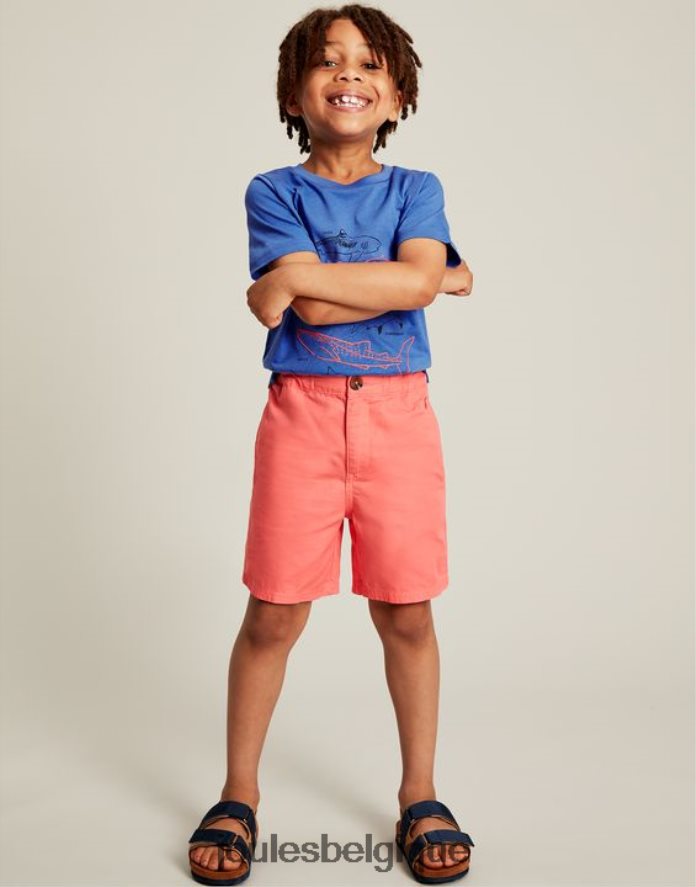 corail mou short jake 2 12 ans garcons vetements Joules ND0H6T384 ND0H6T384 Pour un look de tous les jours Joules Belgique Joules chaussures sont nos bottes de pluie mi hauteur haut de