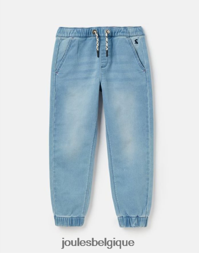 lavage léger pantalon de jogging en denim jersey logan 2-12 ans garçons vêtements Joules ND0H6T339