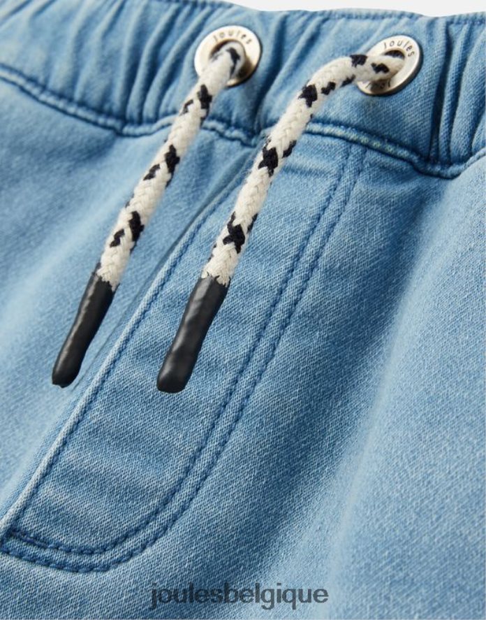 lavage léger pantalon de jogging en denim jersey logan 2-12 ans garçons vêtements Joules ND0H6T339