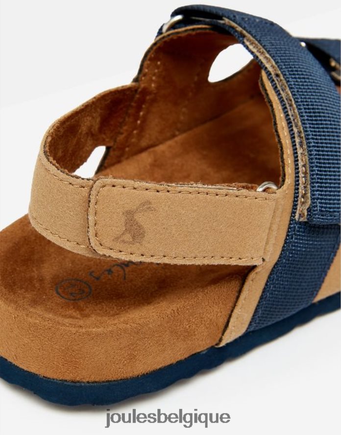 beige marine toby sandales à brides velcro garçons chaussure Joules ND0H6T389