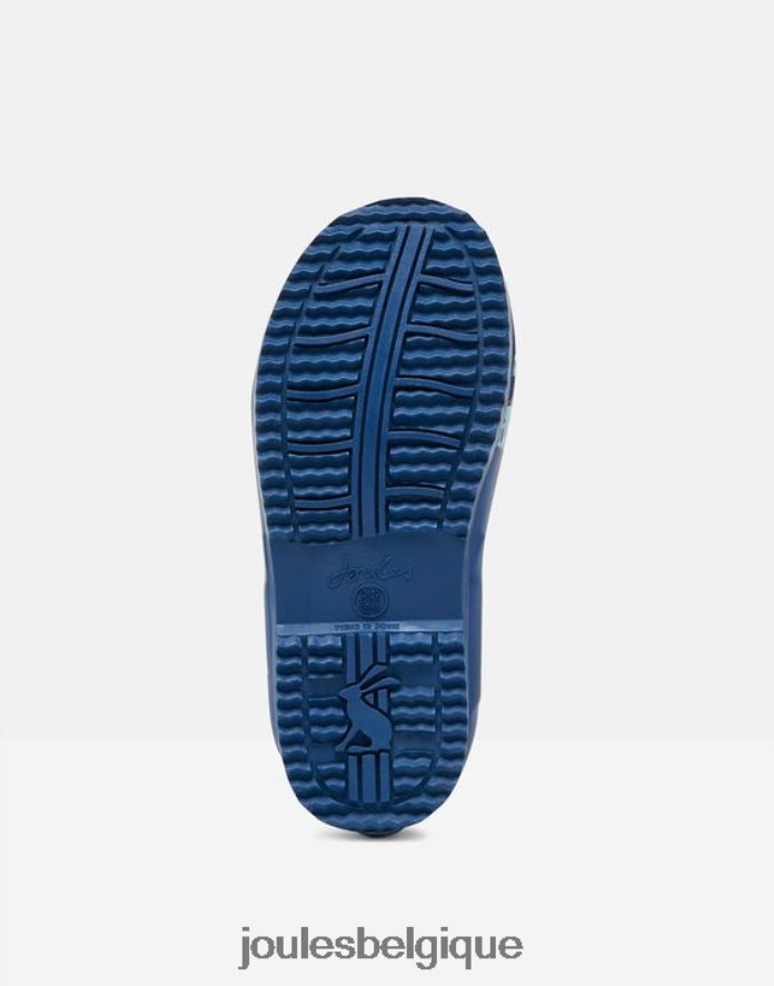 dinosaures bleus bottes de pluie souples à enrouler et imprimées garçons chaussure Joules ND0H6T386
