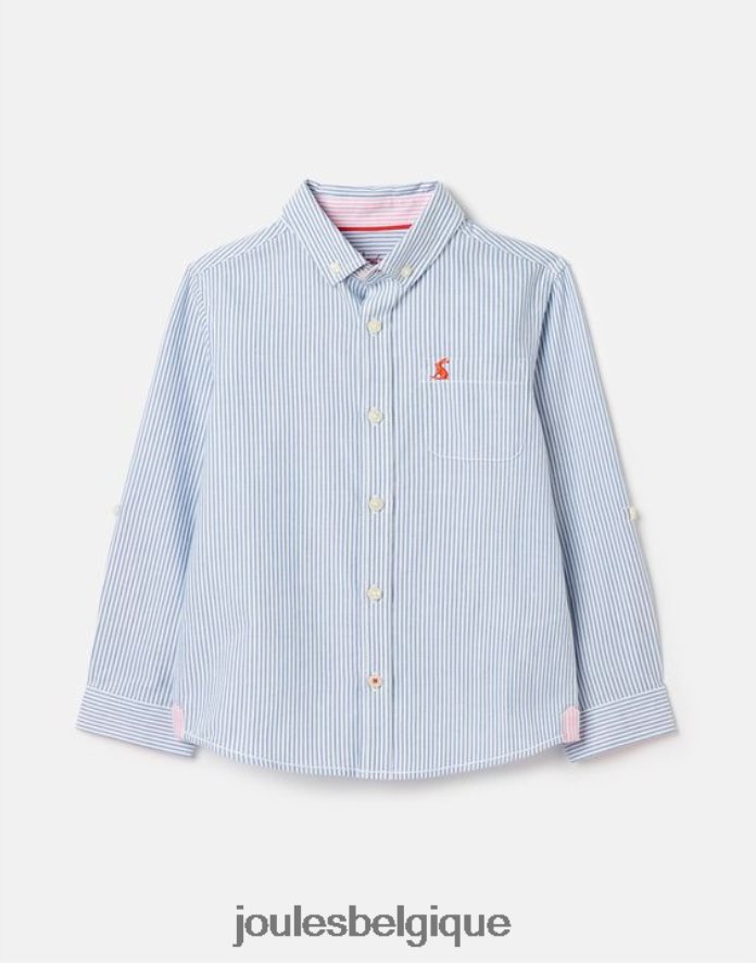 bande bleue chemise oxford à rayures 2-12 ans garçons vêtements Joules ND0H6T348