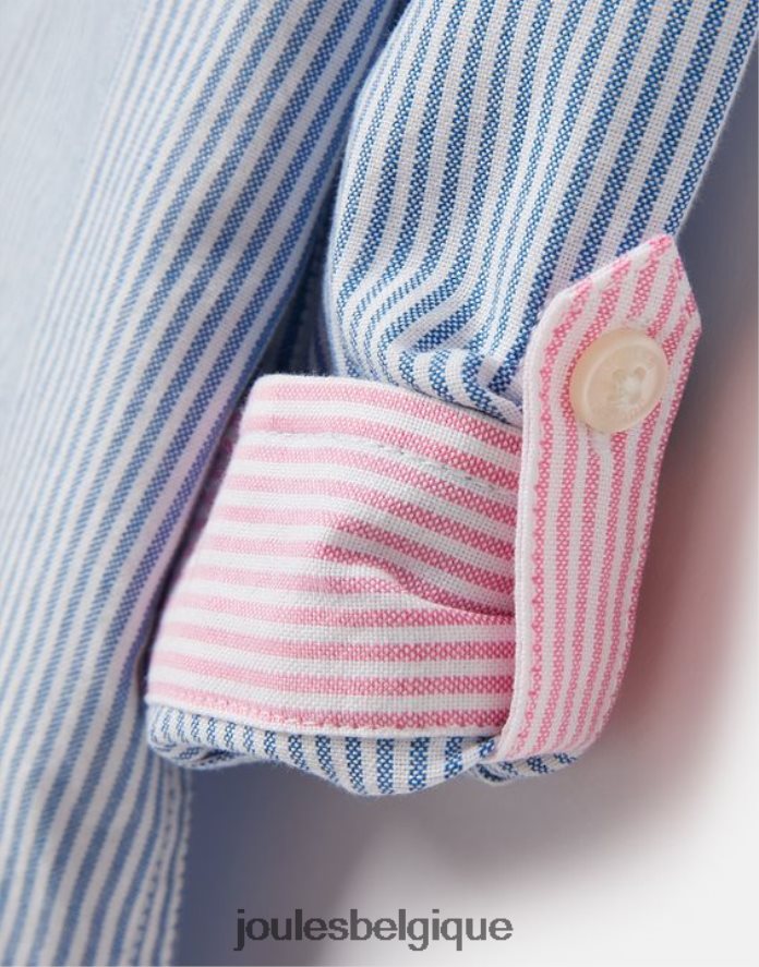 bande bleue chemise oxford à rayures 2-12 ans garçons vêtements Joules ND0H6T348