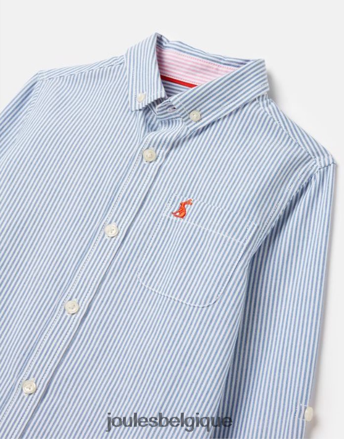 bande bleue chemise oxford à rayures 2-12 ans garçons vêtements Joules ND0H6T348
