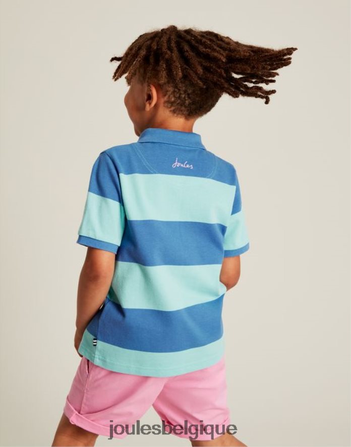 bande bleue polo à rayures filbert 2-12 ans garçons vêtements Joules ND0H6T335