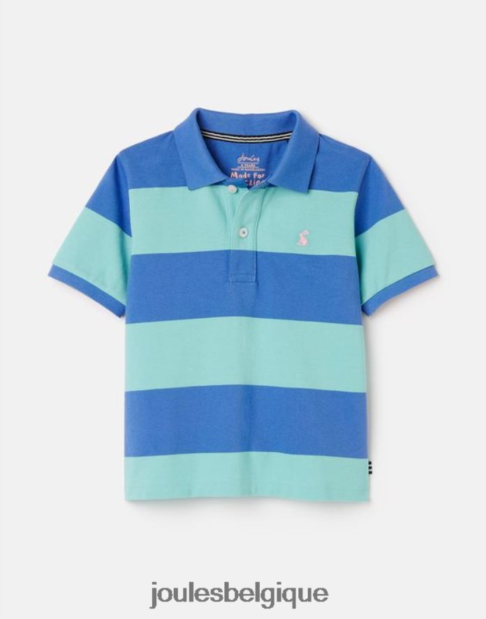 bande bleue polo à rayures filbert 2-12 ans garçons vêtements Joules ND0H6T335