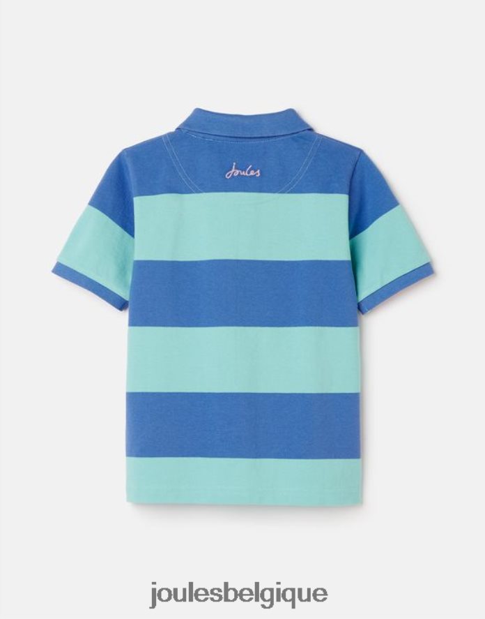 bande bleue polo à rayures filbert 2-12 ans garçons vêtements Joules ND0H6T335