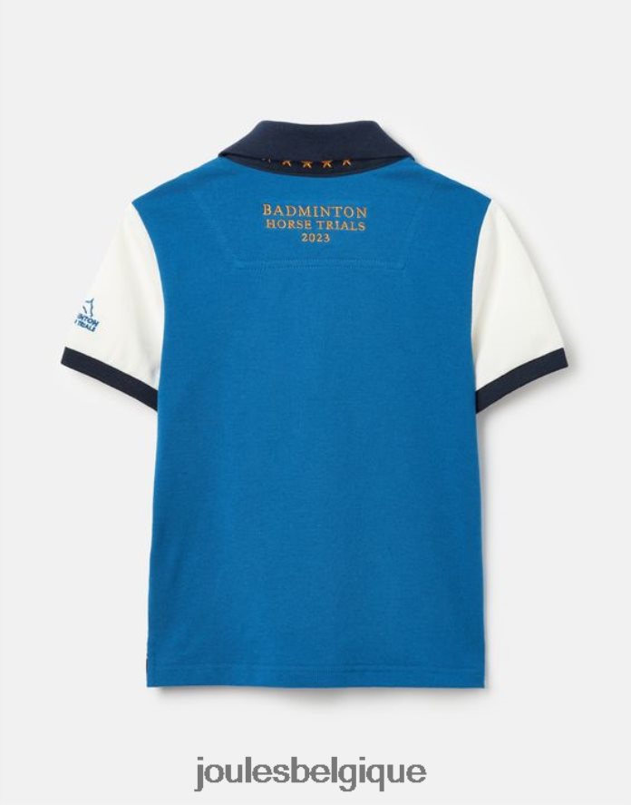 bleu polo de badminton unisexe enfants 2-12 ans garçons vêtements Joules ND0H6T345
