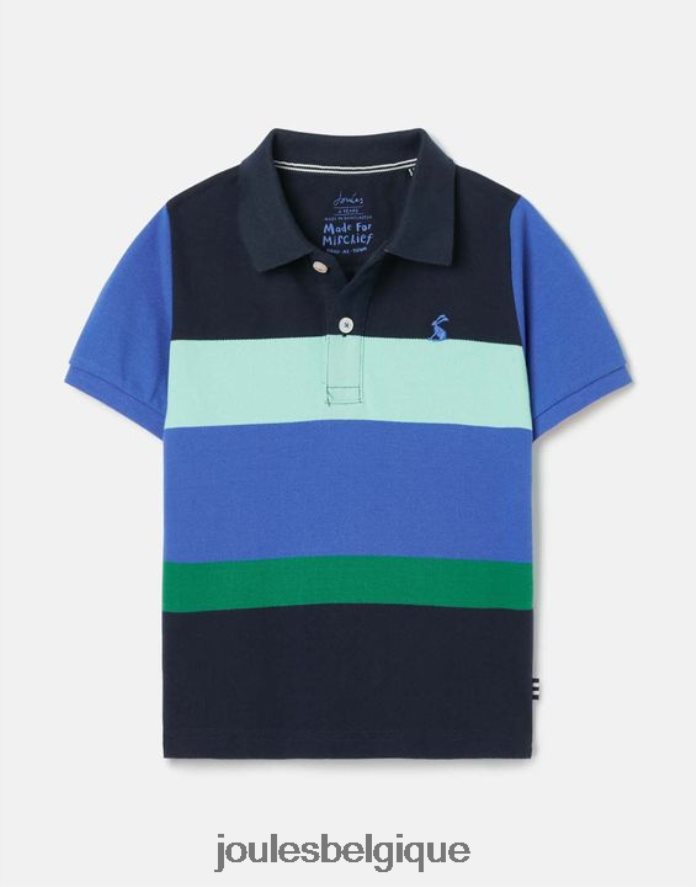 bleu à rayures multiples polo à rayures filbert 2-12 ans garçons vêtements Joules ND0H6T385