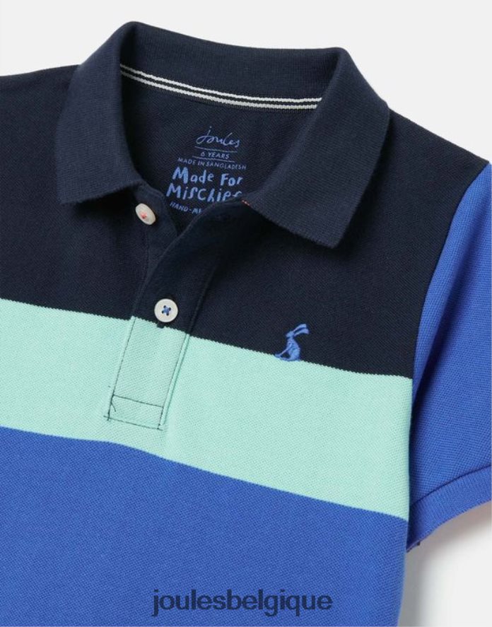 bleu à rayures multiples polo à rayures filbert 2-12 ans garçons vêtements Joules ND0H6T385