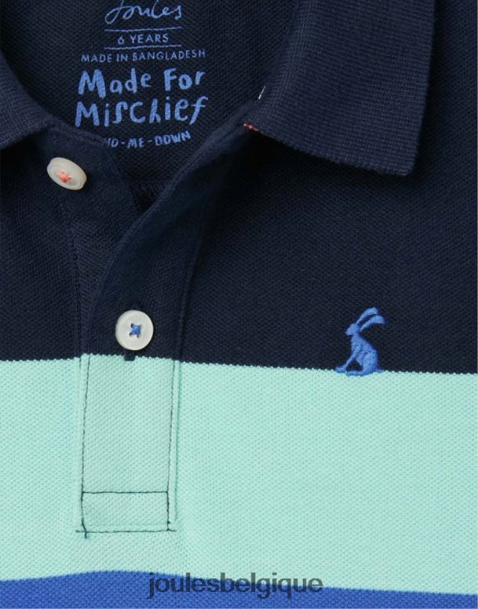 bleu à rayures multiples polo à rayures filbert 2-12 ans garçons vêtements Joules ND0H6T385