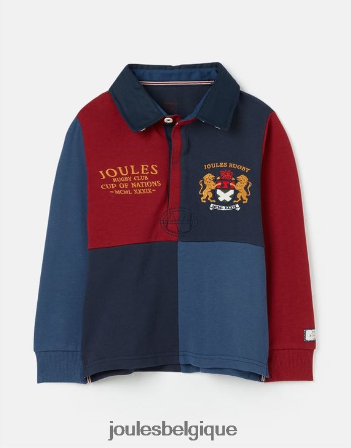 marine française maillot union rugby 2-12 ans garçons vêtements Joules ND0H6T374
