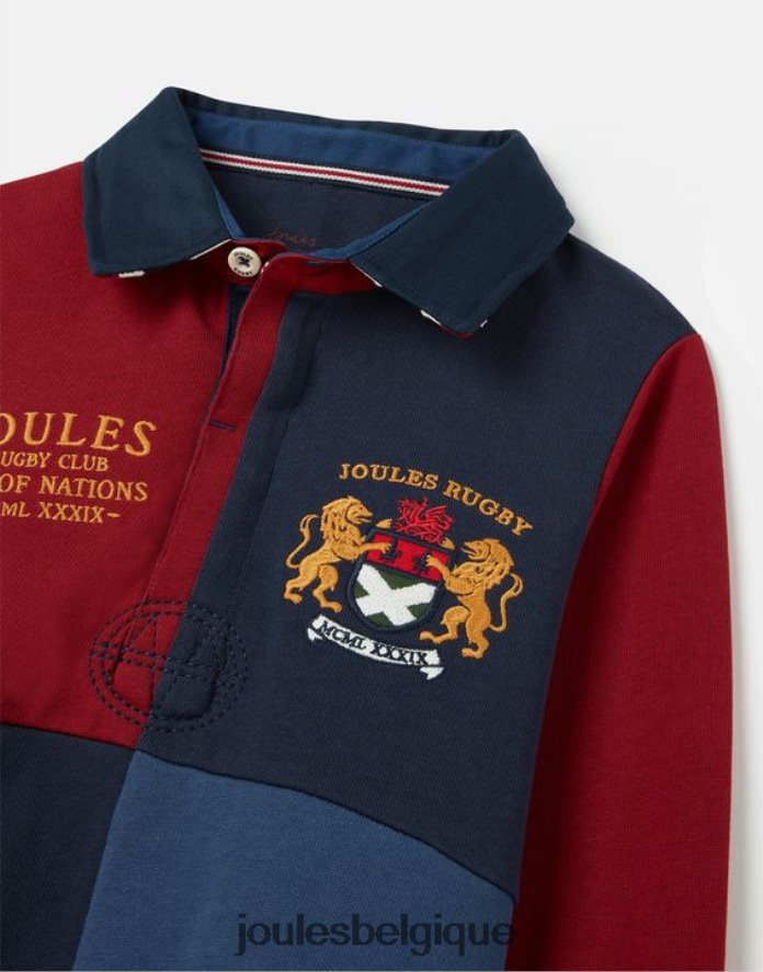 marine française maillot union rugby 2-12 ans garçons vêtements Joules ND0H6T374