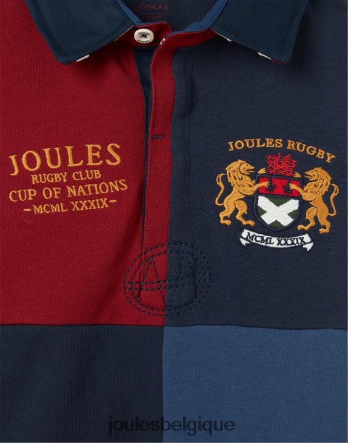 marine française maillot union rugby 2-12 ans garçons vêtements Joules ND0H6T374