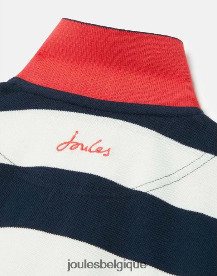 rayures marine françaises polo à rayures filbert 2-12 ans garçons vêtements Joules ND0H6T387