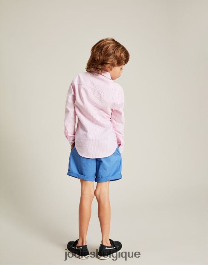 rose chemise oxford à rayures 2-12 ans garçons vêtements Joules ND0H6T340
