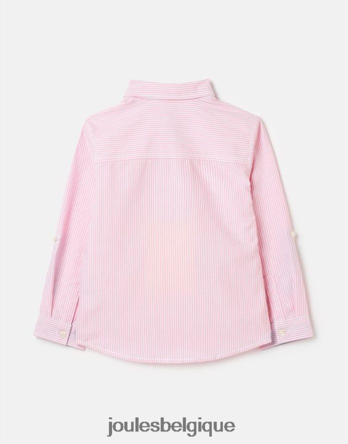 rose chemise oxford à rayures 2-12 ans garçons vêtements Joules ND0H6T340