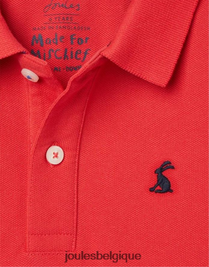 rouge polo woody 2-12 ans garçons vêtements Joules ND0H6T380