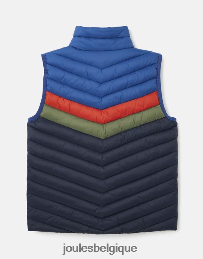 bloc de couleur marine gilet pliable crofton 2-12 ans garçons vêtements Joules ND0H6T347