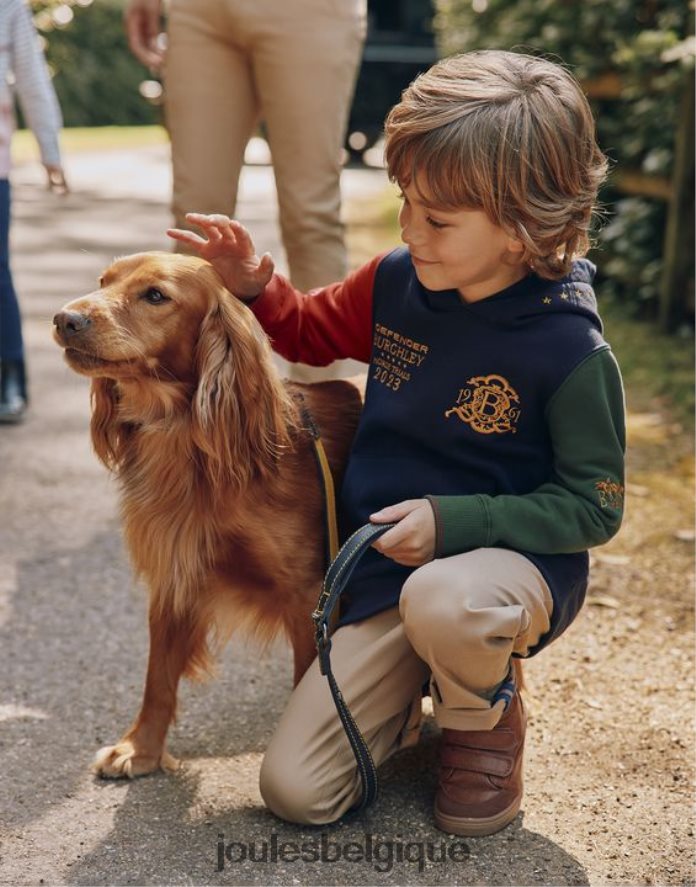 marine française sweat à capuche unisexe burghley 2-12 ans garçons vêtements Joules ND0H6T316
