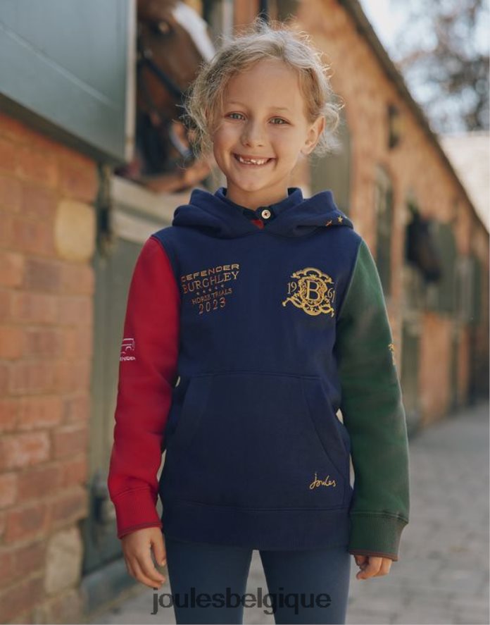 marine française sweat à capuche unisexe burghley 2-12 ans garçons vêtements Joules ND0H6T316