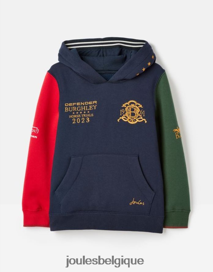 marine française sweat à capuche unisexe burghley 2-12 ans garçons vêtements Joules ND0H6T316