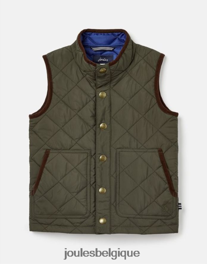 vert héritage gilet courtepointe losanges Bramble 2-12 ans garçons vêtements Joules ND0H6T360